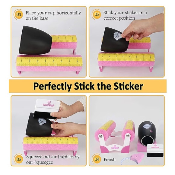 Omperio cup cradle crafting pink vinyl arts and crafts - Picture 8 of 8